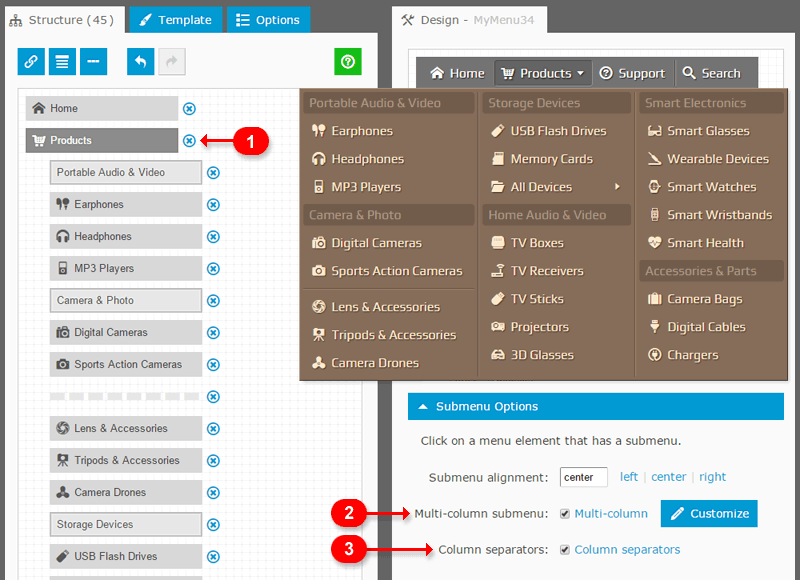 How To Make Advanced Dropdown Menu